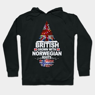 British Grown With Norwegian Roots - Gift for Norwegian With Roots From Norway Hoodie